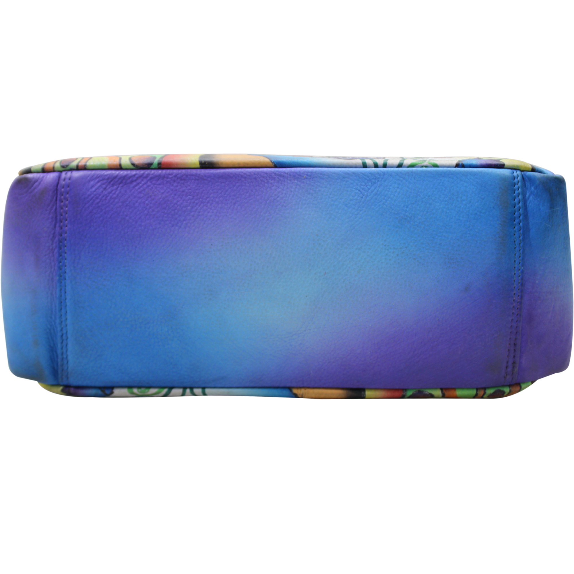 Woman Leather Hand Painted Shoulder Bag Usage: For Office And College