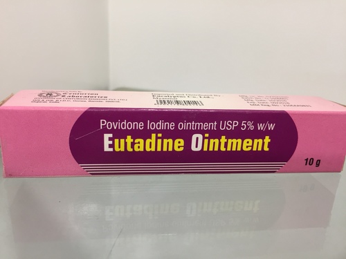 Povidone Iodine Ointment - 5% w/w Antiseptic Formulation | External Use Drug for Skin Disinfection and Minor Wound Healing