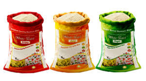 Rice Bag - Pp/hdpe Material, Customized Size & Color | Gravure Printing, With Lamination, Without Lamination, Surface Treatment As Per Requirement