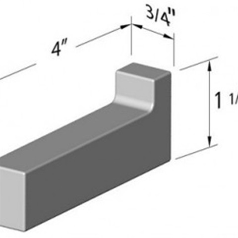 स्लिम बूट टंगस्टन बकिंग बार