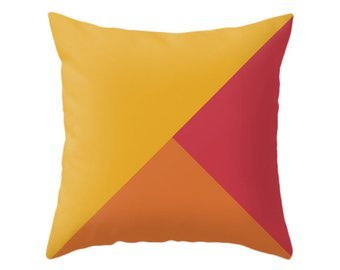 Digital Printed Fancy Design Cushion Cover - Poly Cotton 40x40 Cm (16x16 Inches) , Multi Colour, Square Shape With Zipper For Home, Hotel, And Travel Use