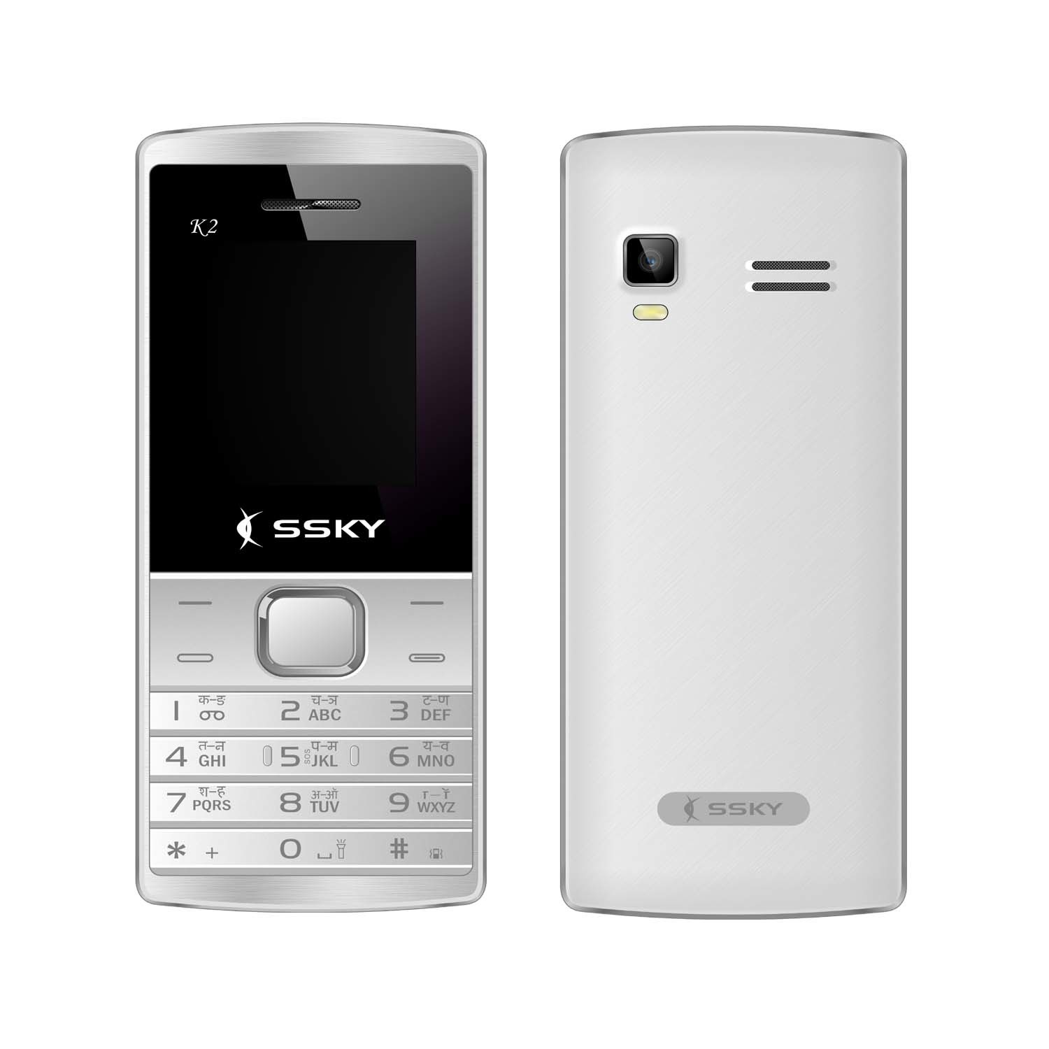 Ssky S241 Candy - Slim Plastic Body, 2.4 Inches Tft Display, 2 Mp Camera | Bluetooth V3.0, 2200mah Battery, Fm Radio, Dual Sim Support