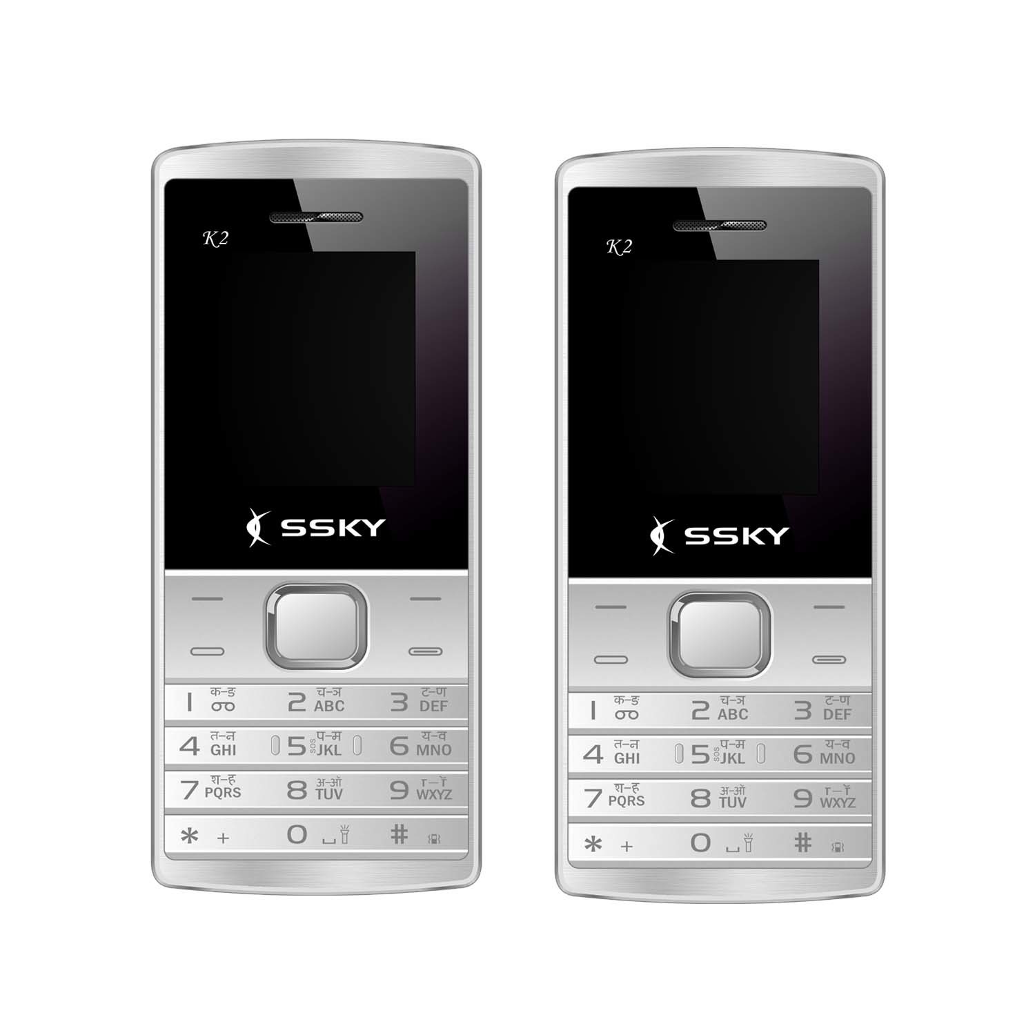 Ssky S241 Candy - Slim Plastic Body, 2.4 Inches Tft Display, 2 Mp Camera | Bluetooth V3.0, 2200mah Battery, Fm Radio, Dual Sim Support
