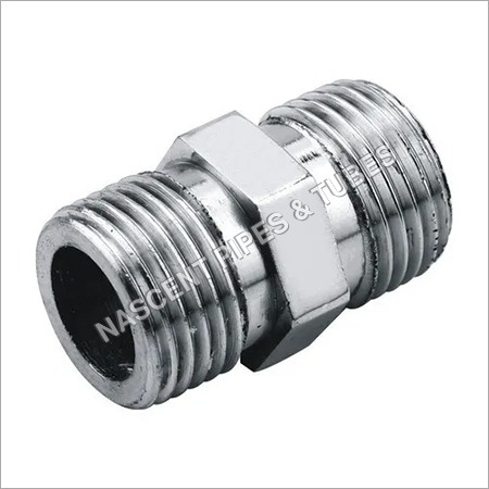 Stainless Steel Socket Weld Hexagon Nipple Fitting 316 - Grade 316, 75000 Psi Tensile Strength, Silver Color, Corrosion Resistant, High Pressure & Temperature Load