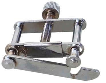 Hoffman's Screw Clip - Brass Chrome Plated, 12mm To 25mm Sizes, Silver Metal For Laboratory Use