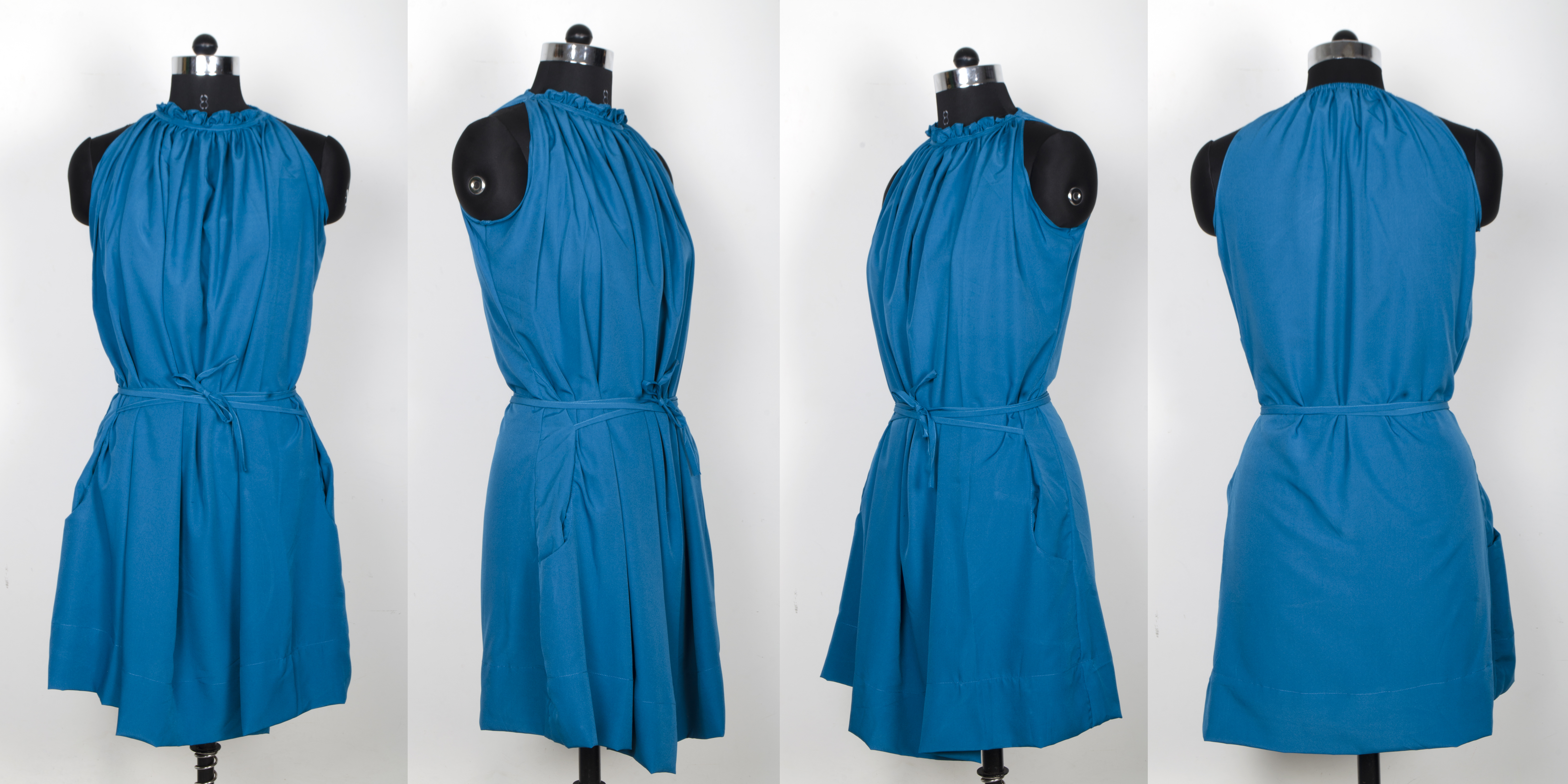 Readymade Western Dresses - Crepe Material, Size S-m-xl-xxl-l, C-green Color, Sleeveless, Long-lasting, No Fade, Easy To Wash, Printed Pattern