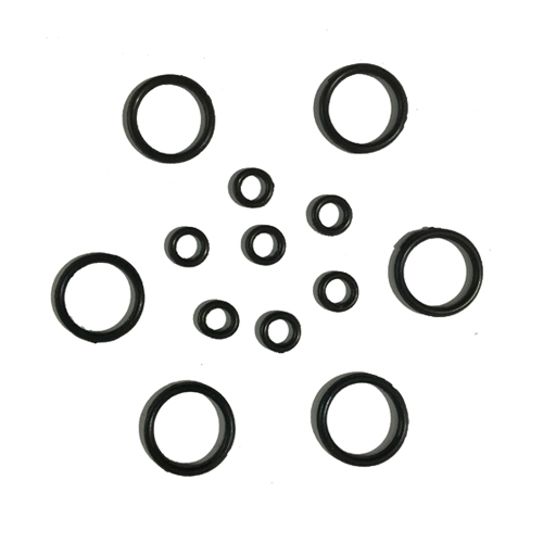 Neoprene Rubber O Rings - Multiple Sizes, Black | Durable Rubber, Easy Install, Wear Resistant, Tight Sealing, Versatile Use