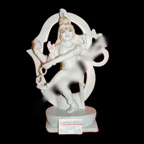 Lord Shiv Marble Statue - Finishing: Polishing