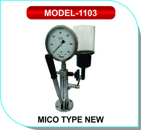 Mico Type Nozzle Tester Accuracy: Normal