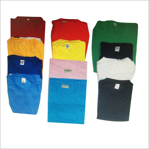 Polyester/lycra T-shirt - 100-110 Gsm, S To Xl Sizes, O-neck Collar, Plain Pattern, All Colors Available
