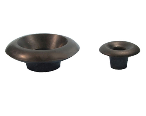 Rubber Cone for Filtration Flask - Rubber, Various Sizes from 250ml to 10000ml, Black Color, Laboratory Use, 10-50 Grams Weight