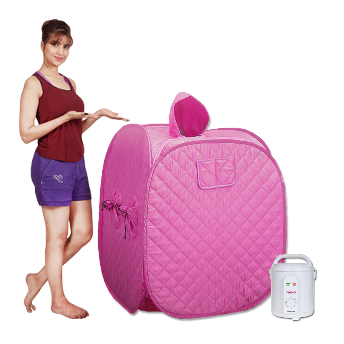 Steam Sauna Cube Steam Foot Relax Slimming Improves Blood Circulation Cabin
