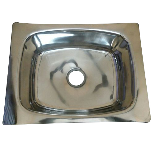 Kitchen Sink - Stainless Steel, 24x18 Inches , Satin Finish, 16 Gauge, 3.5 Inch Drain Opening, Durable, Modern Look, Rust Resistant, Space Saving, Stylish Design