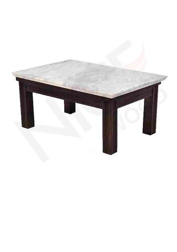 Center Table - Solid Wood, 48x24x15 Inch Design | Antique Style, No Assembly Required, 1 Year Warranty