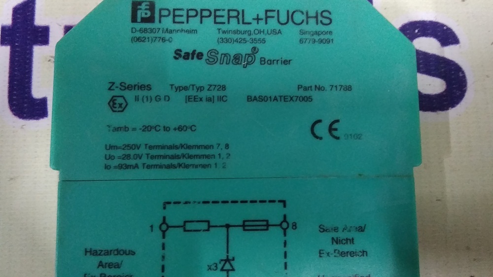 Peppel Fuchs Barrier - Plastic, 20x15x10 Mm, Green | 2-4 Channels, 24v, Screw Terminal Mounting, Iec Standards For Industrial Control Systems