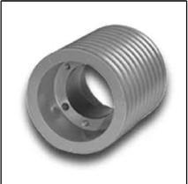 Pulleys - Cast Iron, 20 Mm Bore Size, 100 Mm Diameter | Cost Effective, Durable Design, Easy Install, High Efficiency, V-Groove, Load Capacity 50 Kg, Smooth Operation