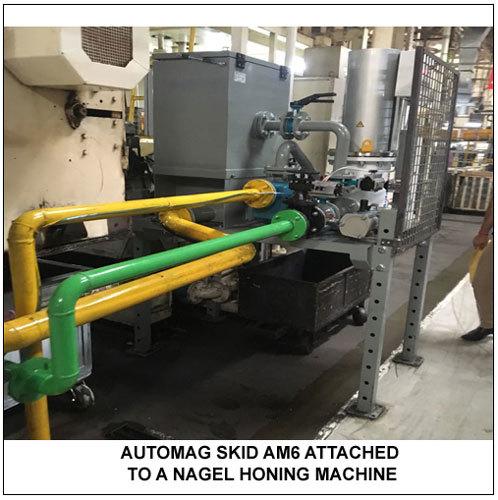 Magnetic Filter With Coolant Roller