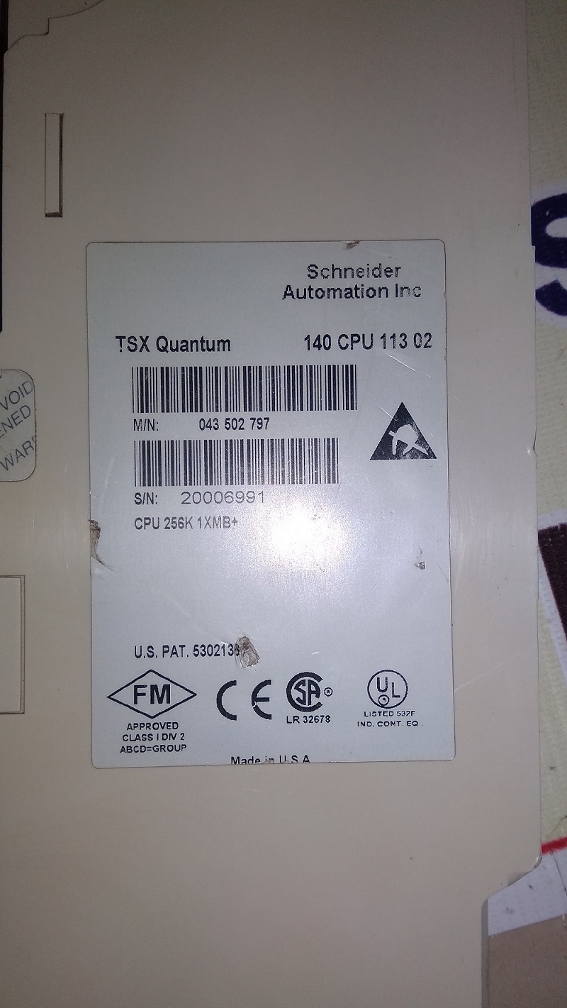 Modicon Quatum Cpu