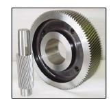 Gears - Steel, 50mm Bore Diameter, 20mm Face Width, 100mm Outside Diameter, 40 Teeth, Module 2, 20° Pressure Angle | Customizable, High Durability, Reliable Performance