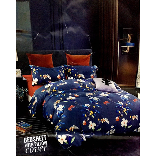प्रिंटेड बेडशीट पिलो कवर