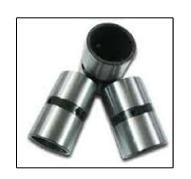 Steel Bushings - Various Sizes | Polished Finish, Hardness 50-60 HRC, ±0.005mm Tolerance, High Load Capacity, Operating Temperature -40°C to 120°C