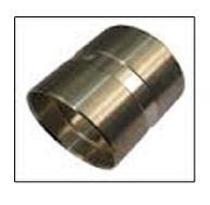 Bronze Bushings - Various Dimensions, High Tolerance and Smooth Surface Finish, High Hardness and Wide Operating Temperature Range, Suitable for Oil or Grease Lubrication