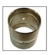 Steel Bushings - 1.000 in ID, 1.250 in OD, 1.000 in Length | Zinc Plated, Temperature Range -40 to 250°F, +/- 0.005 in Tolerance