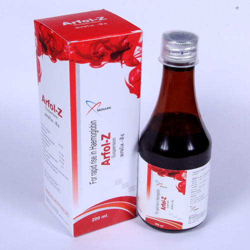 कार्बोनाइल आयरन, जिंक सल्फेट, फोलिक एसिड सिरप