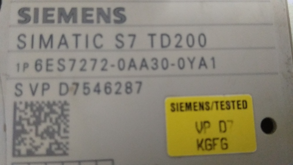 Simatic S7 Td200 Hmi
