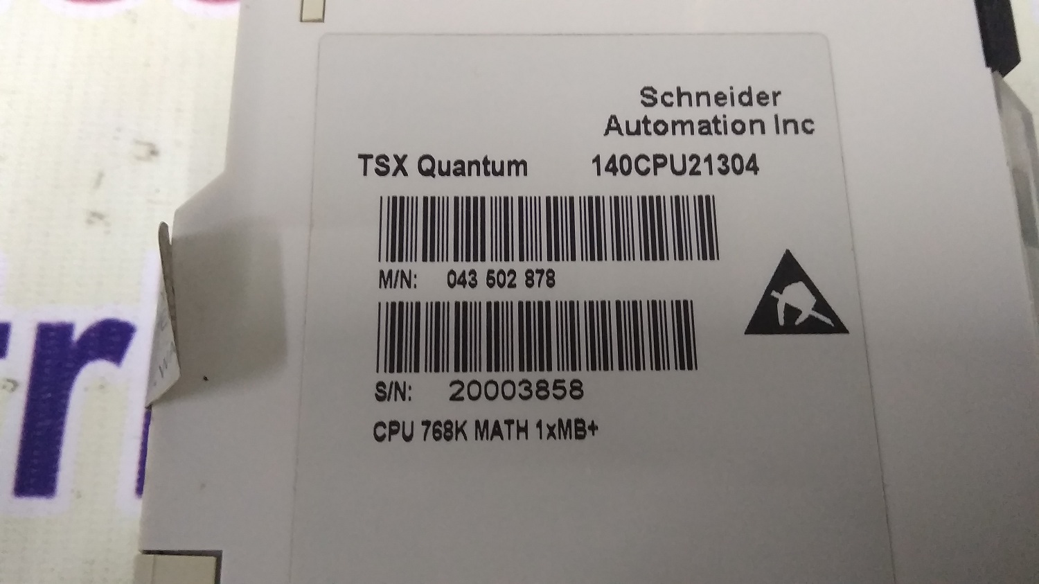 Modicon Quatum Cpu