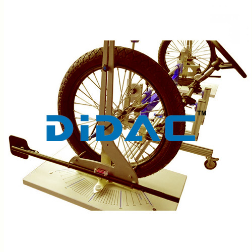 लेजर मापने वाले उपकरण के साथ फ्रंट एक्सल मॉडल