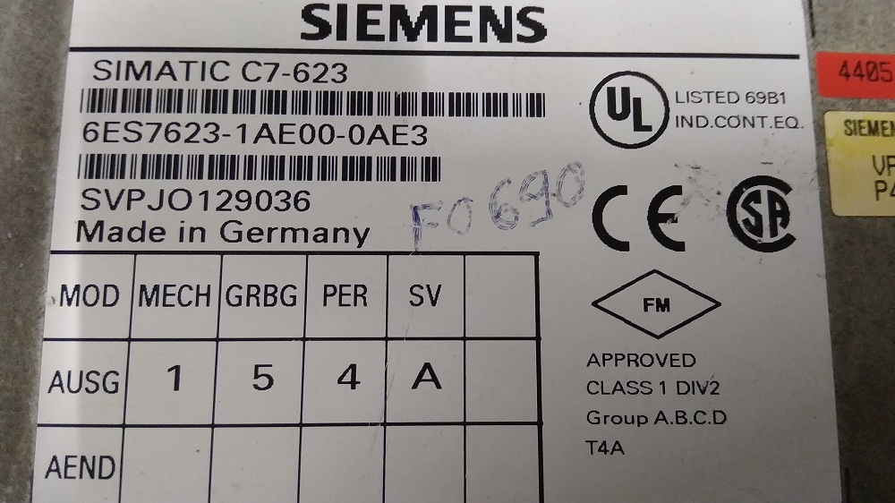 Simatic C7-623 Hmi