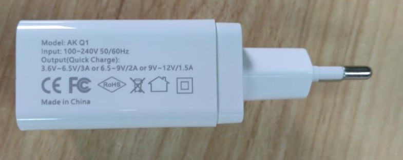 Usb Wall Charger Body Material: Plastic