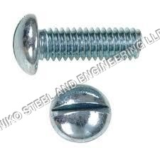 Machine Screw - Stainless Steel, Standard Size, Silver Color | Coated Finish, Durable Design, High Efficacy