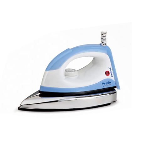 White And Sky Blue Lightweight Domestic Electric Dry Iron