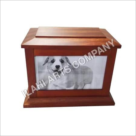 ठोस लकड़ी का पालतू शवदान बॉक्स