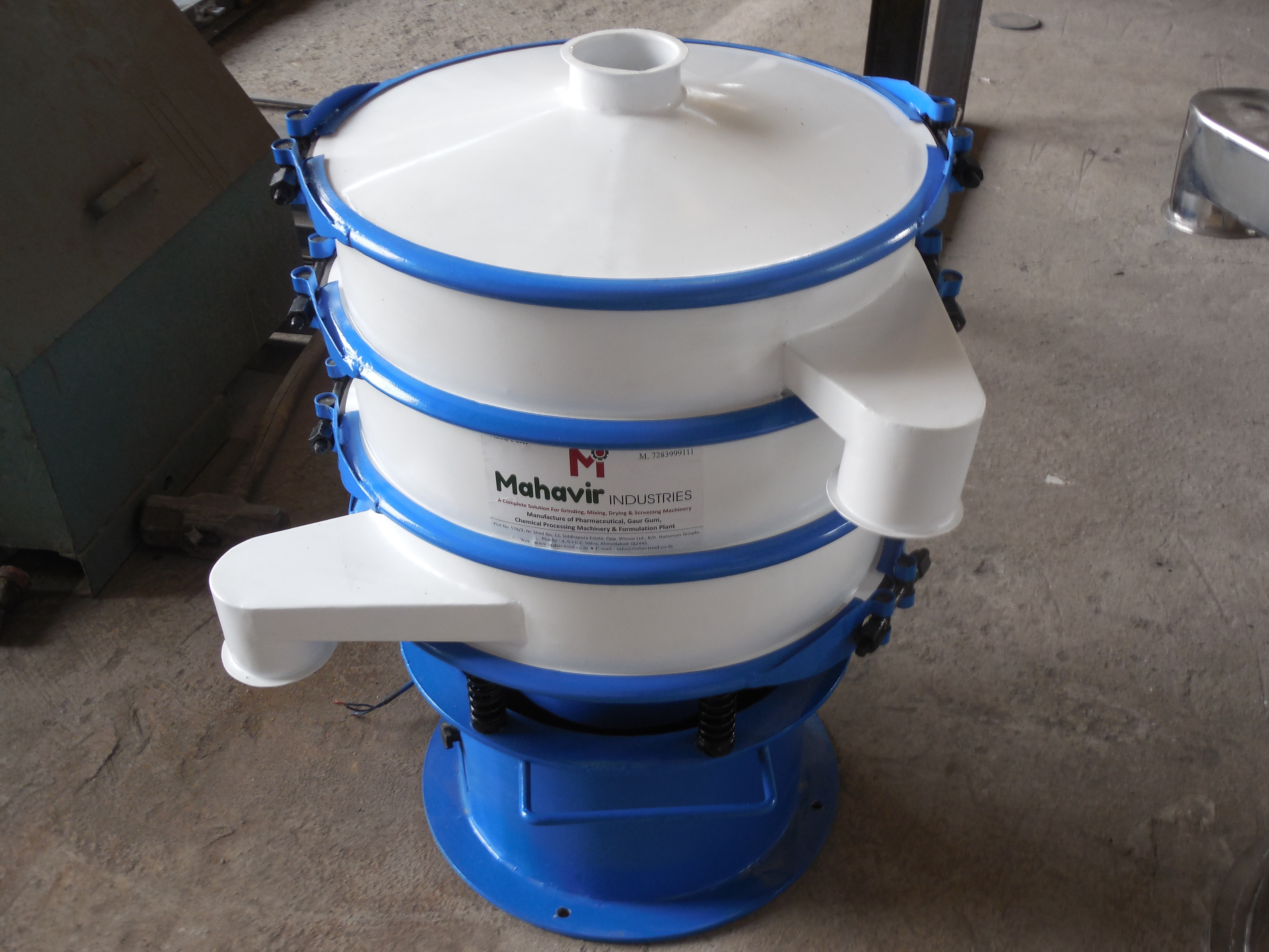 Vibro Screen Application: Food Pharma Chemicals Industries