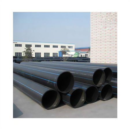 HDPE Sewerage Drainage Pipes - Round Shape, High Density & Abrasion Resistant for Waste Conveyance