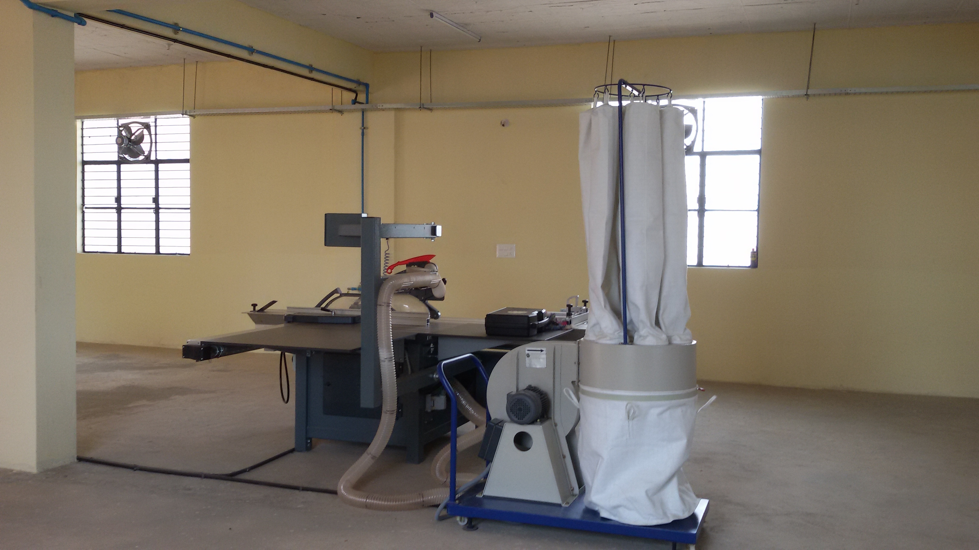 Portable Single Bag Dust Collector - White, Different Sizes Available | High Dust Collection Efficiency, Quality Assured Components