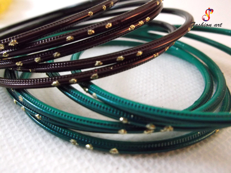 Designer Pink Paigam Metal Bangle