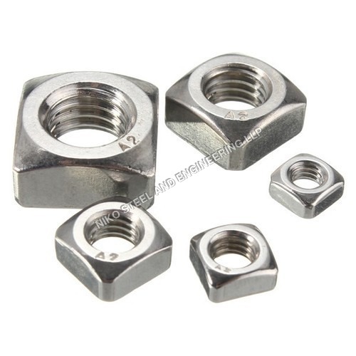 Square Nut - Color: Silver