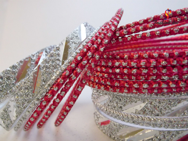 Fancy Aluminium Metal Bangle Set