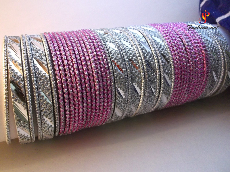 Fancy Aluminium Metal Bangle Set