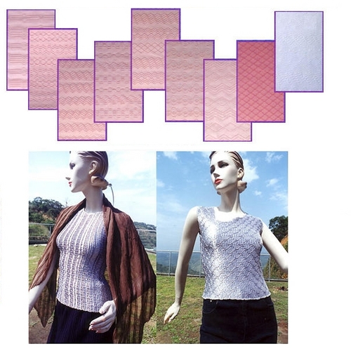 कढ़ाई वाले पारदर्शक कपड़े