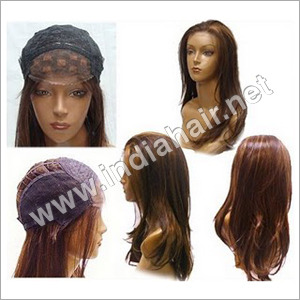 Lace Wig With Machine Weft Hair Grade: Natural Hair