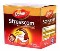 Dabur Stresscom Ashwagandha 12 Strips X 10 Capsules