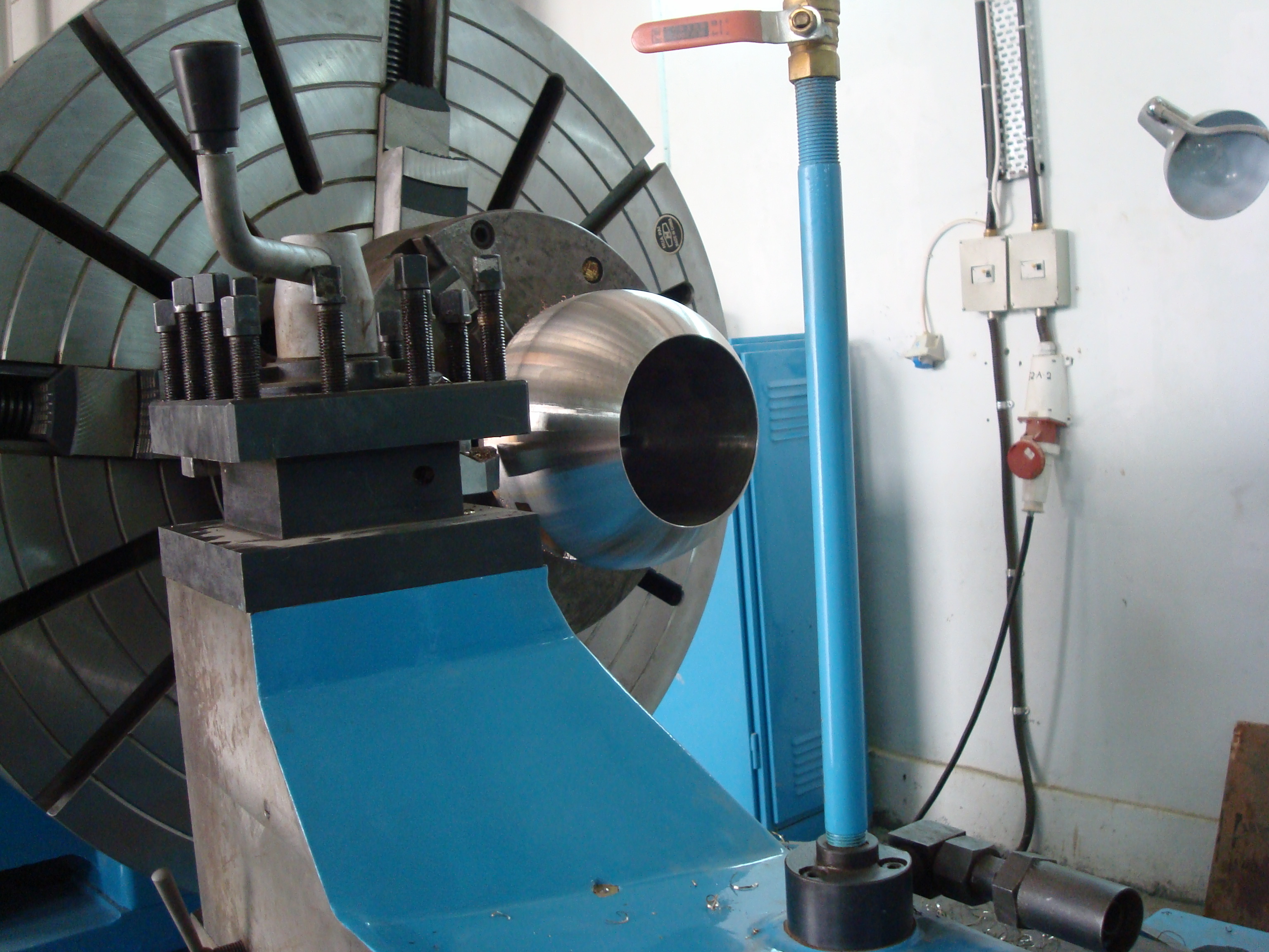 100mm Spindle Hole Spherical Lathe Machine