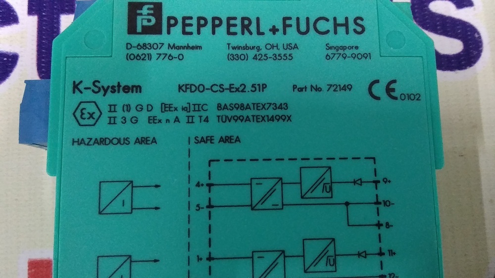 Peppel Fuchs Barrier - Polyamide Housing, Din Rail Mountable, Sil2 Rated, Analog/digital I/o, Galvanic Isolation, Surge Protection, Short-circuit Proof