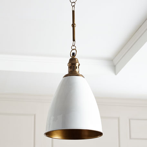 White pendant lamp