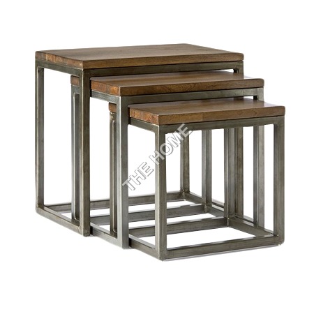 Hard Hearing Oiled Wax Nest Tables